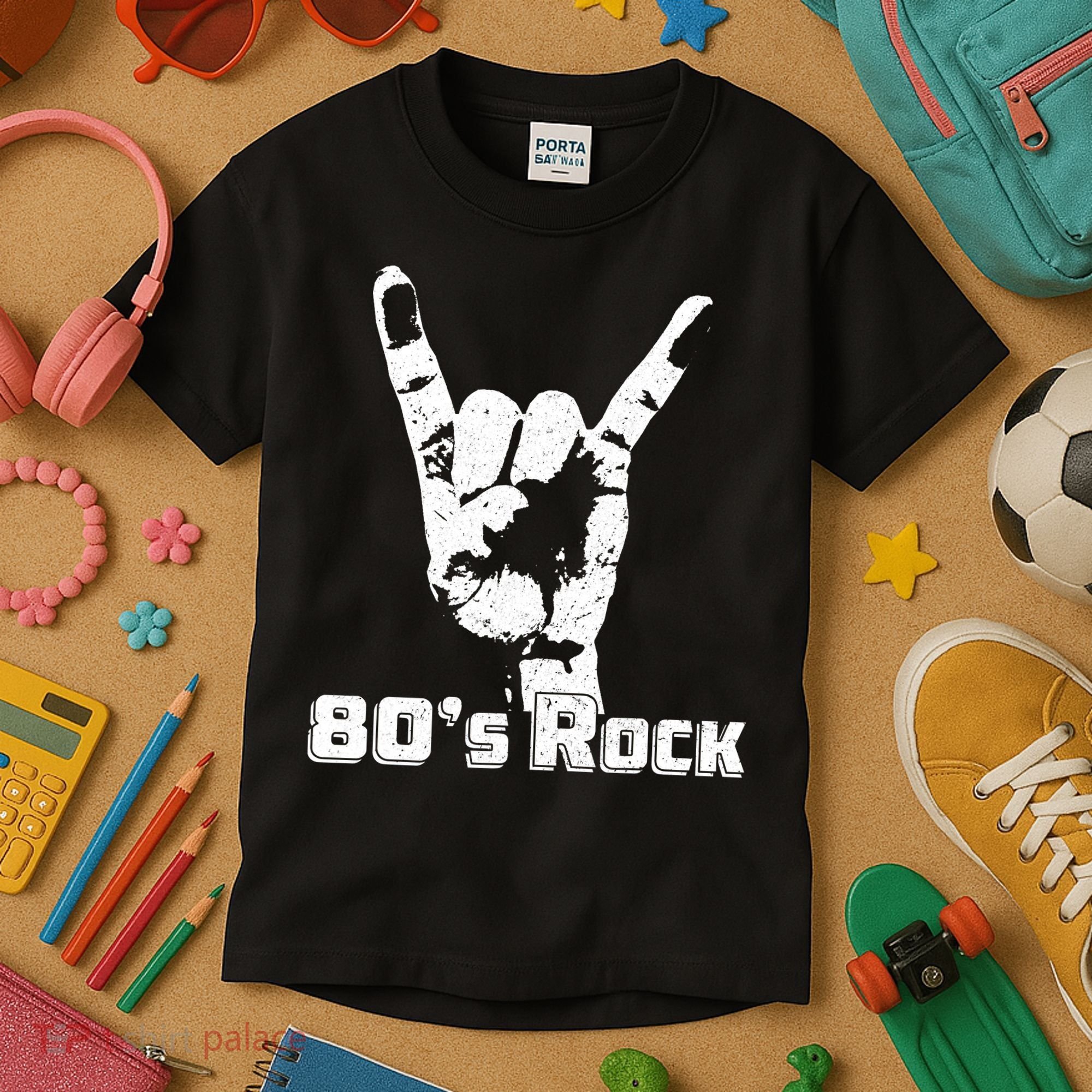 80's Rock Band Back To Retro Rock Lover Kids T-Shirt