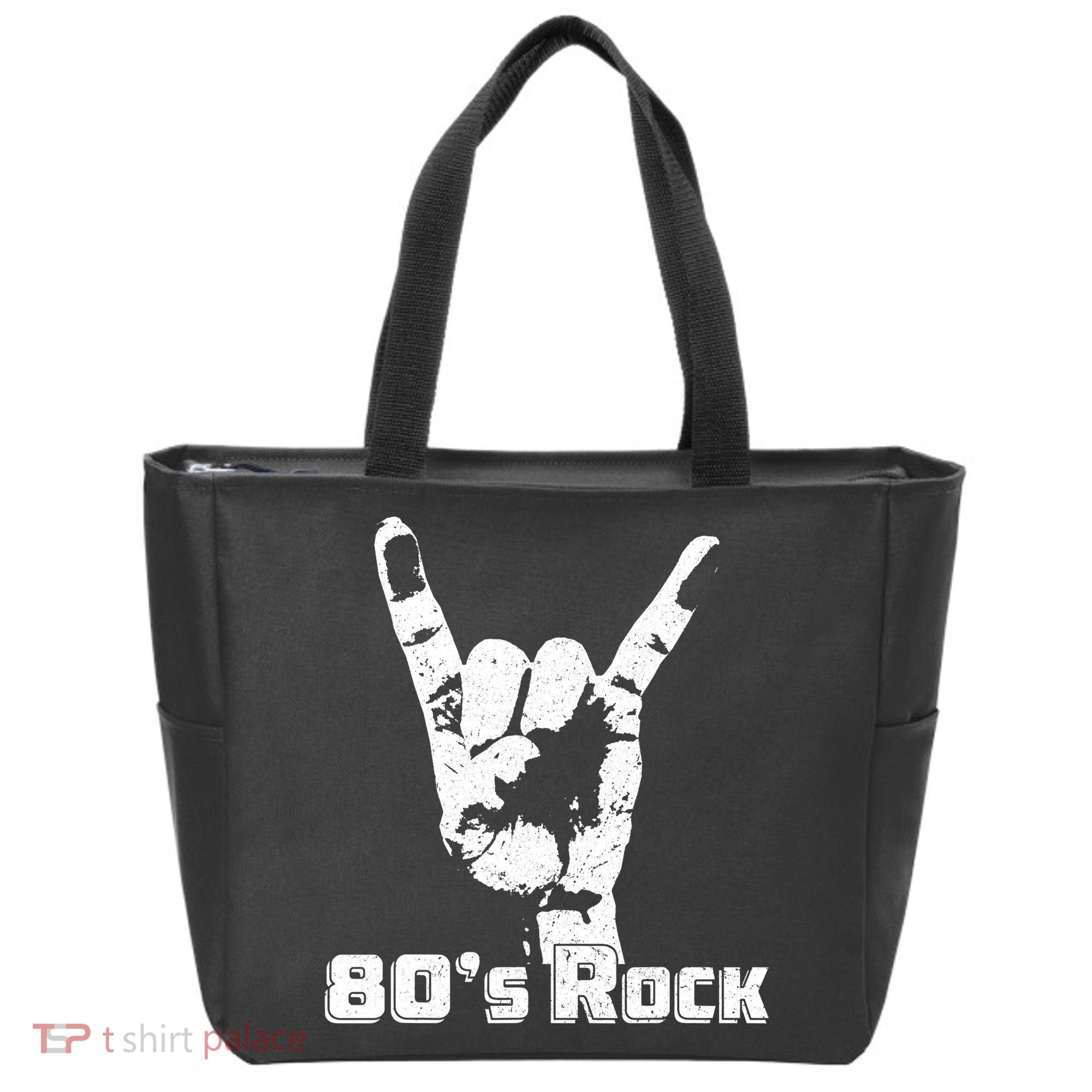 80's Rock Band Back To Retro Rock Lover Tote Bag