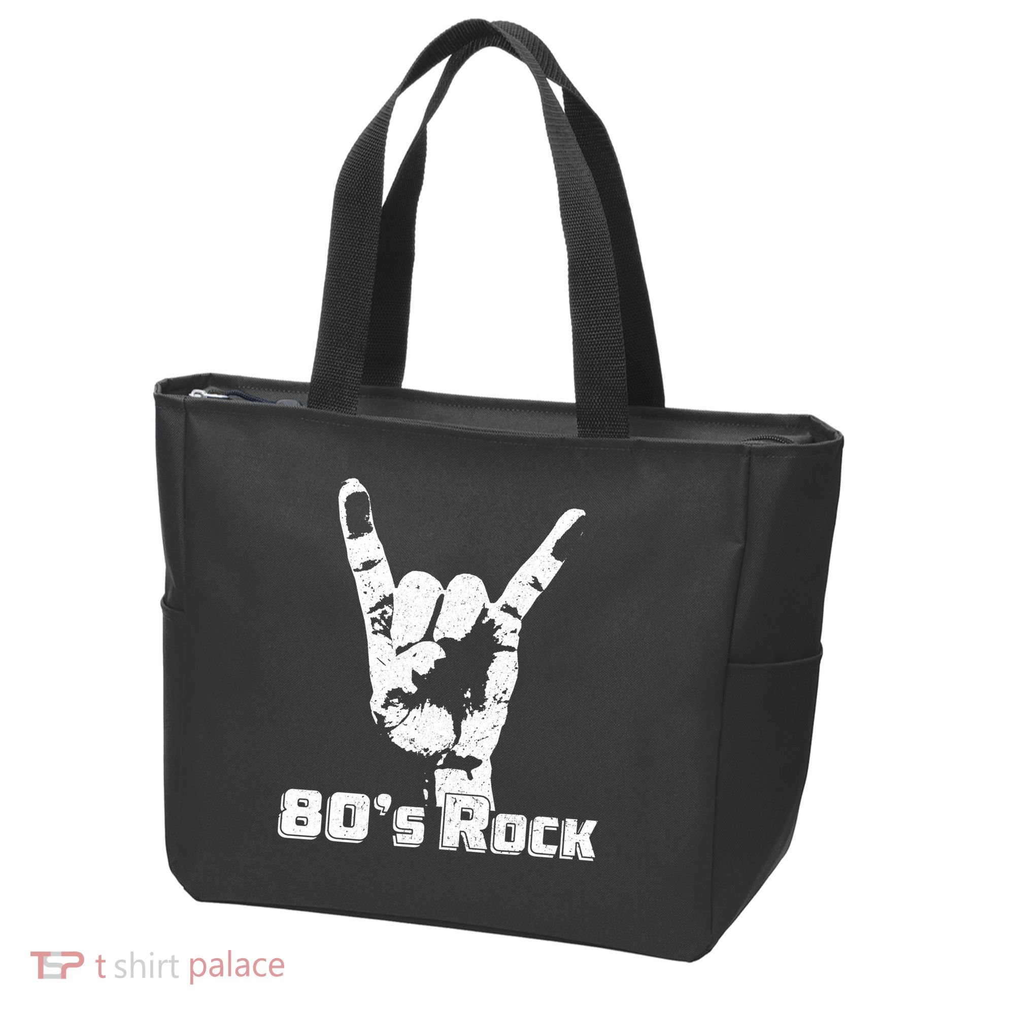 80's Rock Band Back To Retro Rock Lover Tote Bag
