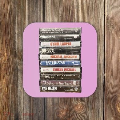 80S Rock Cassette Coaster