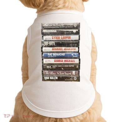 80S Rock Cassette Doggie Tank
