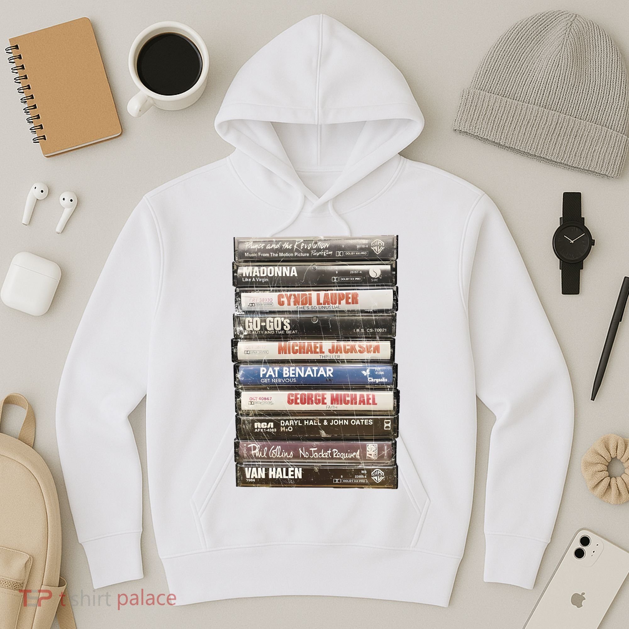 80S Rock Cassette Hoodie