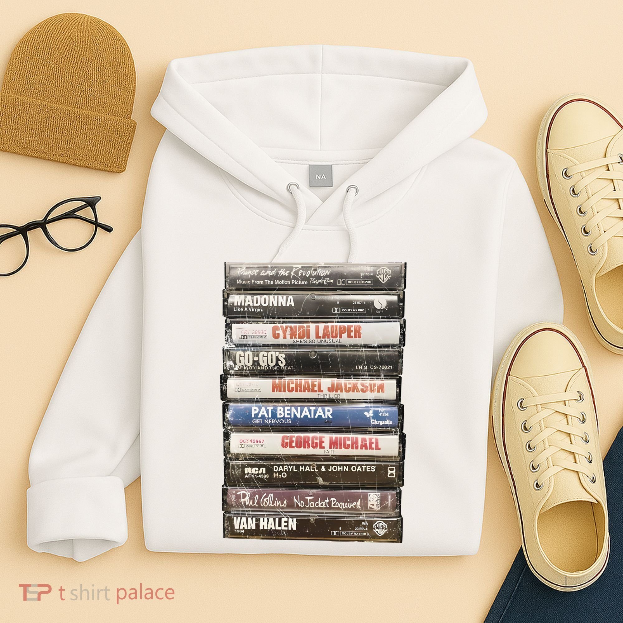 80S Rock Cassette Hoodie