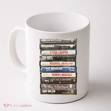80S Rock Cassette Coffee Mug