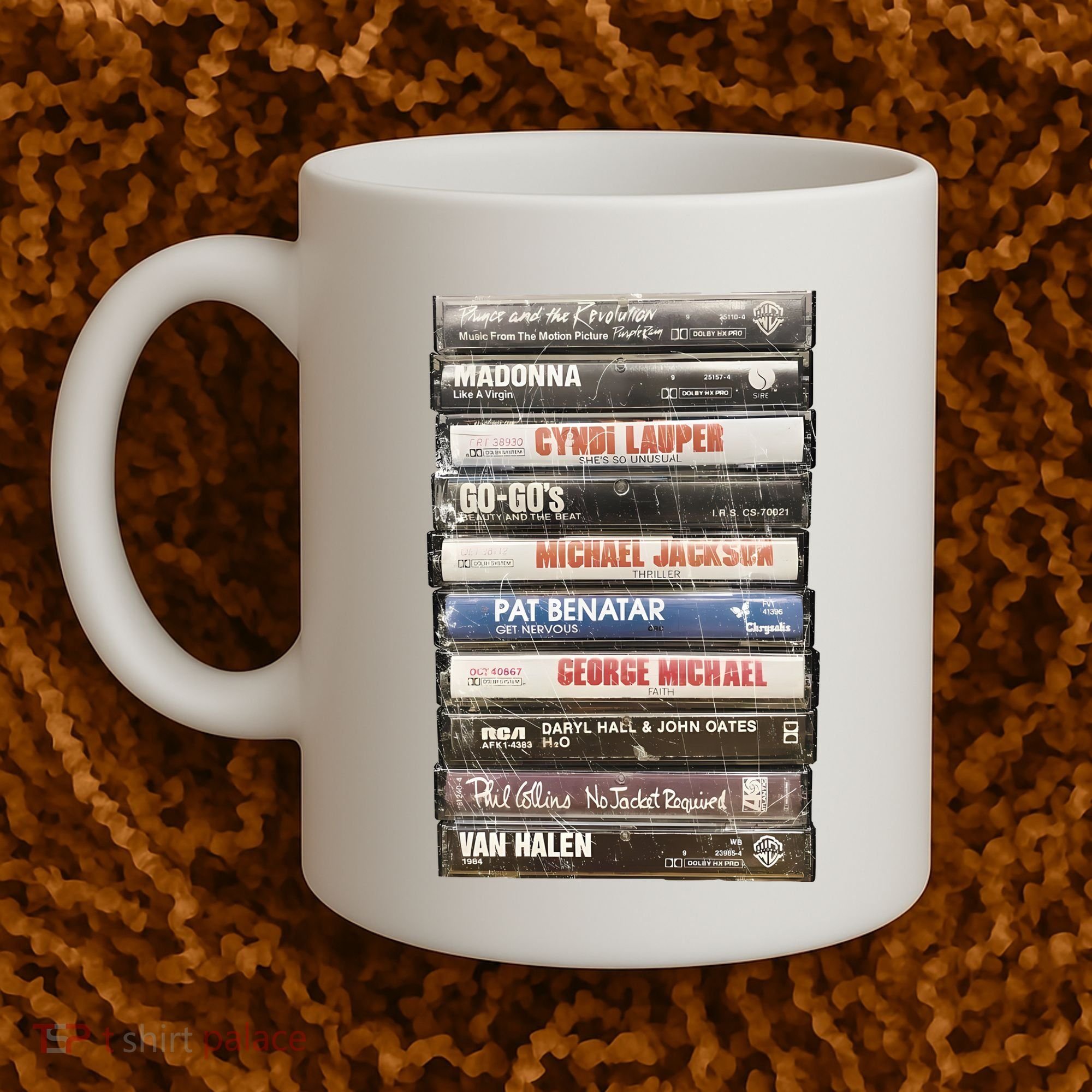 80S Rock Cassette Coffee Mug