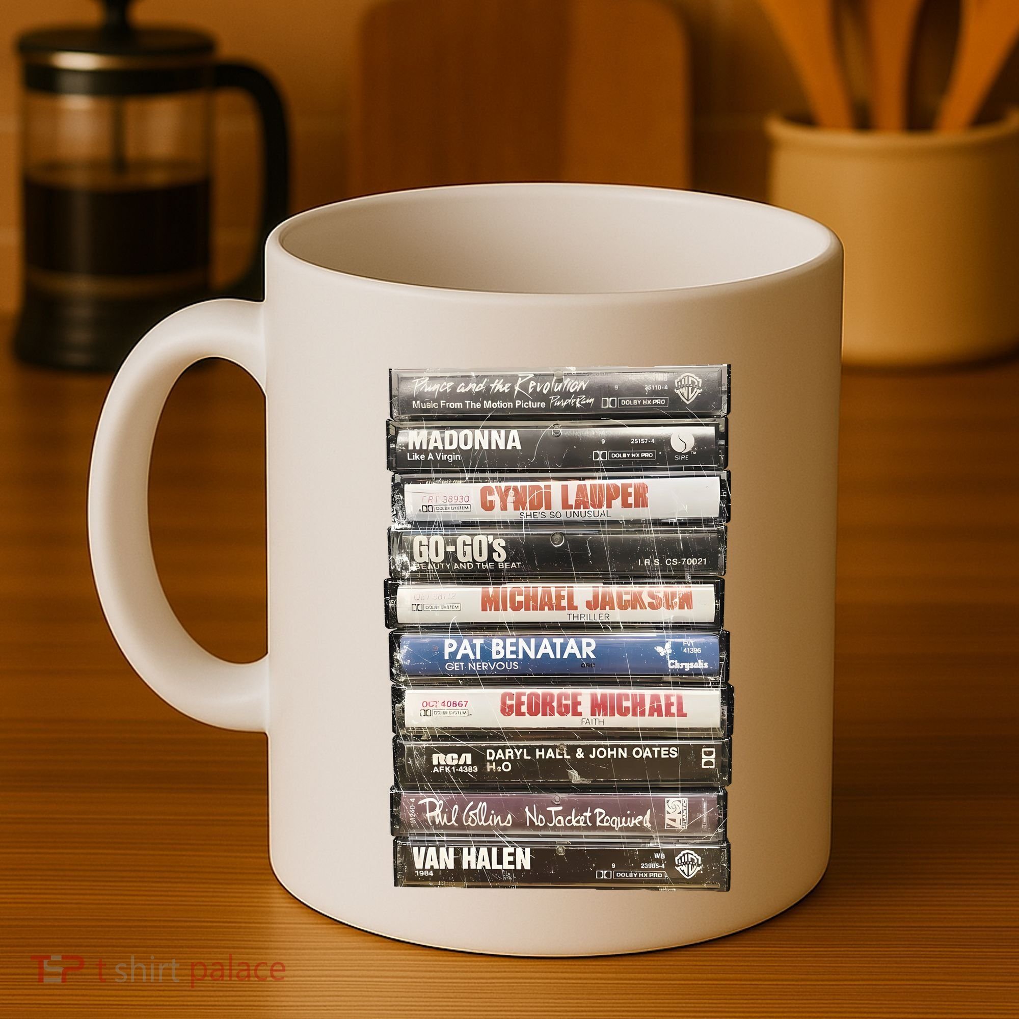 80S Rock Cassette Coffee Mug