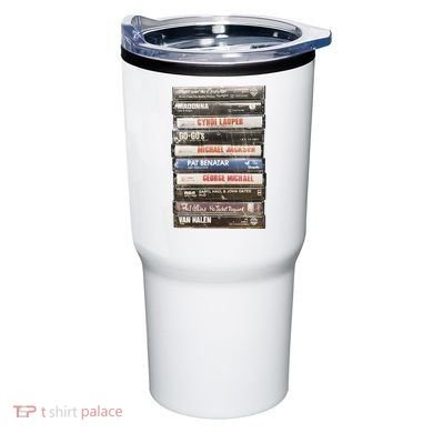 80S Rock Cassette Tumbler