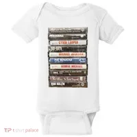 80S Rock Cassette Baby Bodysuit thumb 0