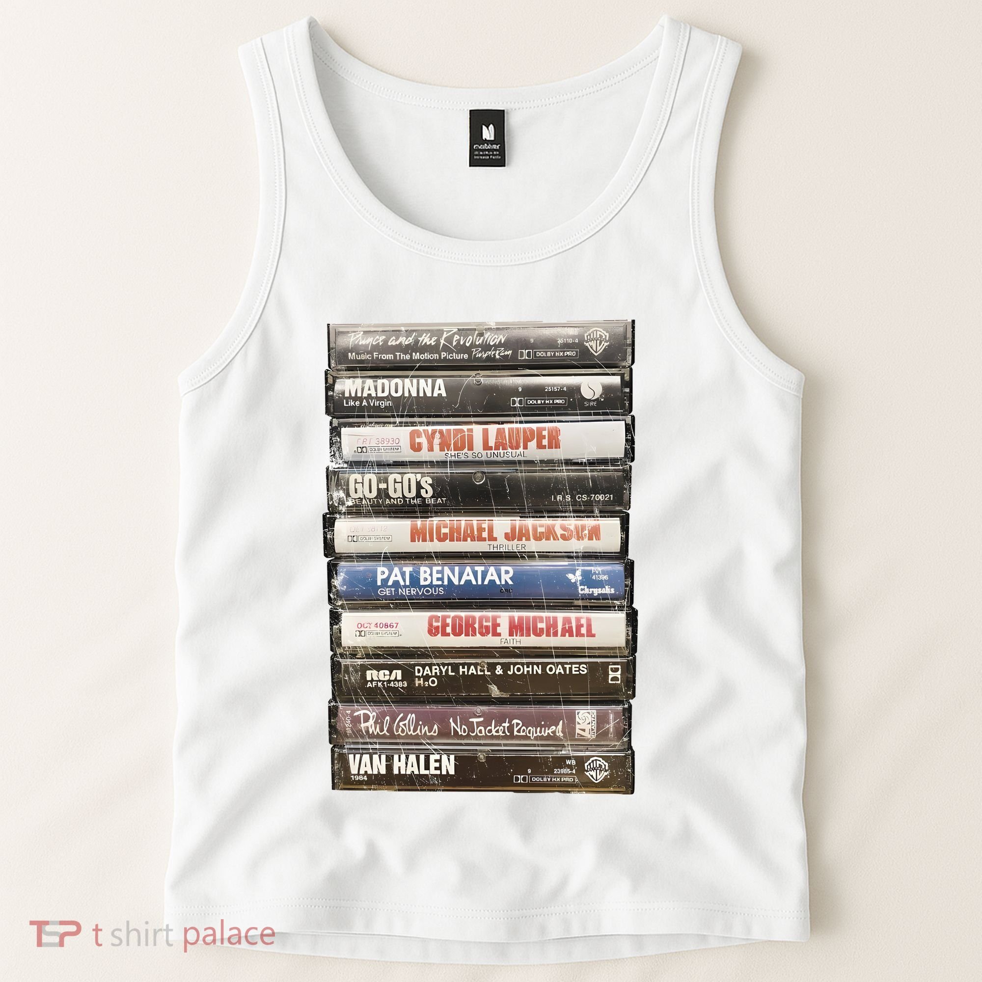 80S Rock Cassette Tank Top