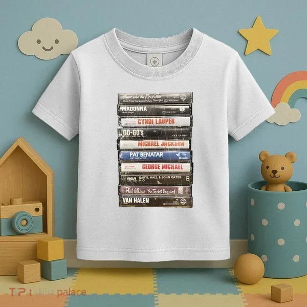 80S Rock Cassette Toddler T-Shirt