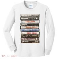 80S Rock Cassette Kids Long Sleeve Shirt thumb 0