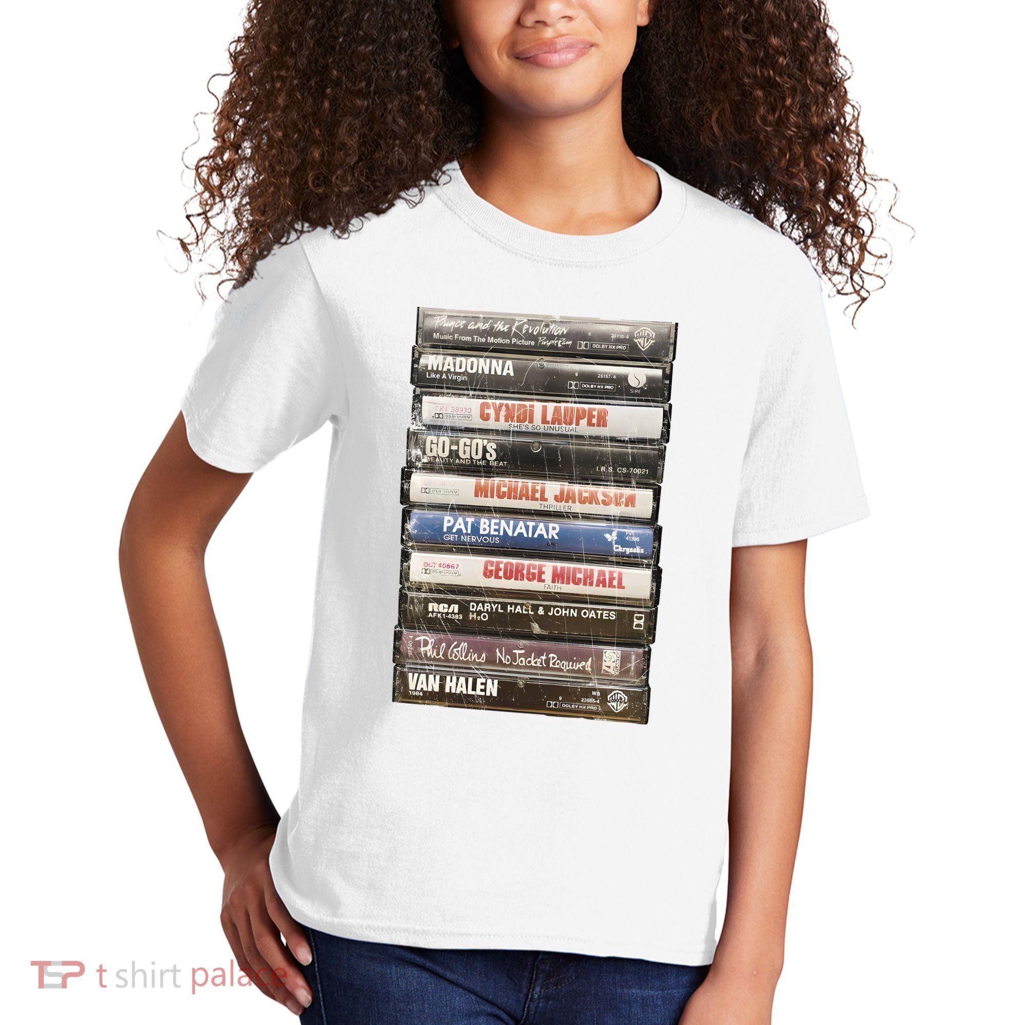 80S Rock Cassette Kids T-Shirt