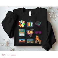 80's Retro Fashion Throwback Culture Disco Music Party Lover Sweatshirt thumb 2