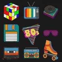80's Retro Fashion Throwback Culture Disco Music Party Lover T-Shirt thumb 7