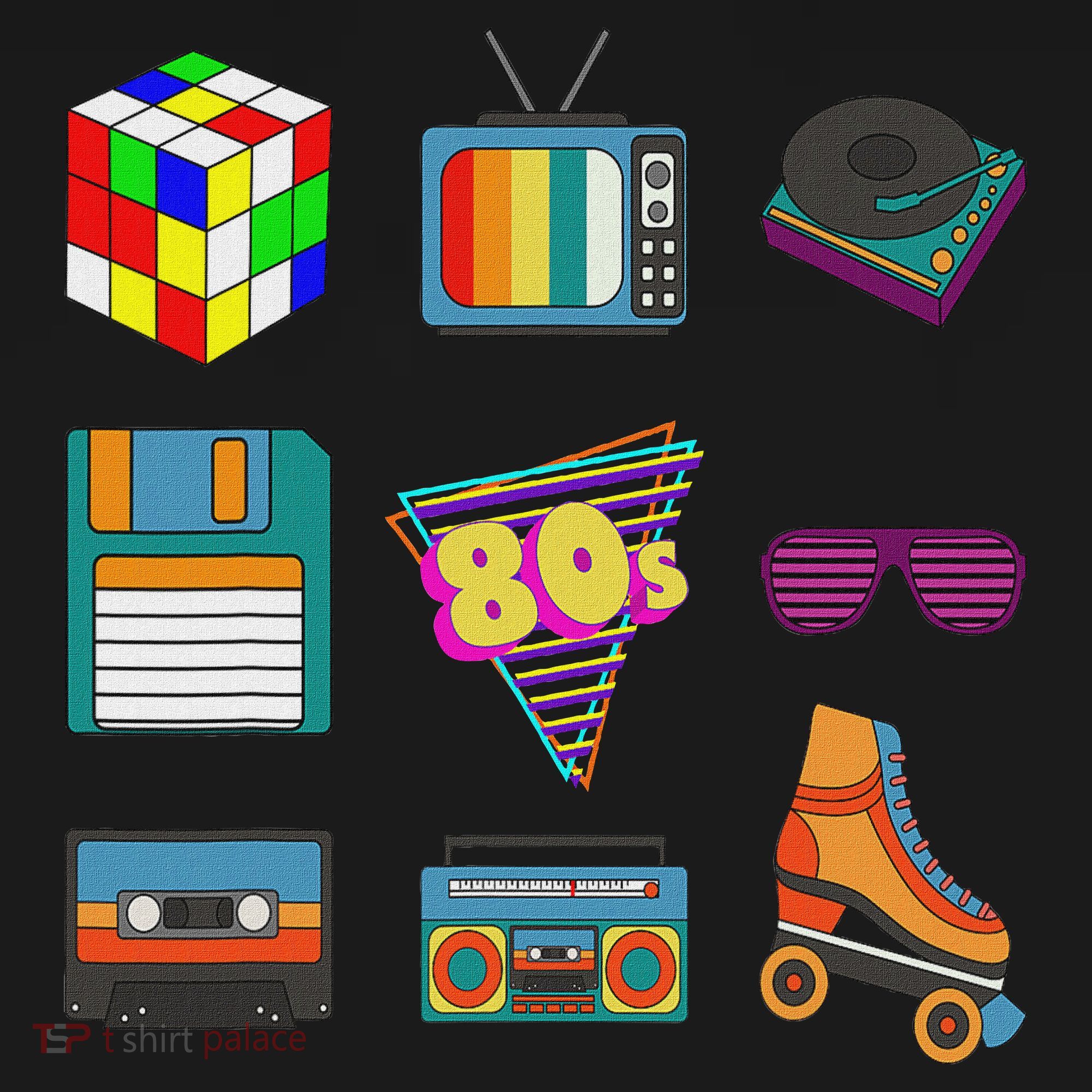 80's Retro Fashion Throwback Culture Disco Music Party Lover T-Shirt