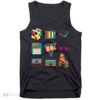 80's Retro Fashion Throwback Culture Disco Music Party Lover Tank Top thumb 0