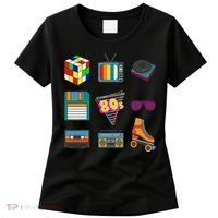 80's Retro Fashion Throwback Culture Disco Music Party Lover Women's T-Shirt thumb 0