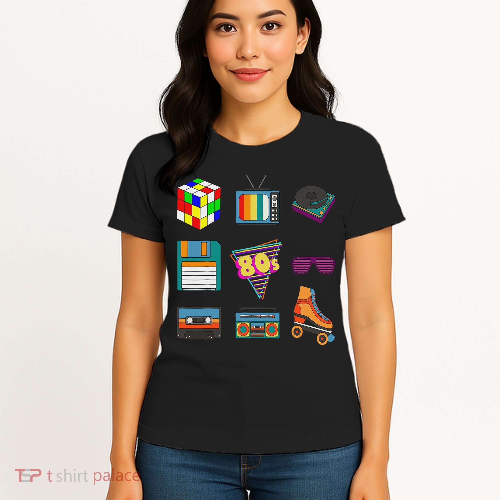 80's Retro Fashion Throwback Culture Disco Music Party Lover Women's T-Shirt
