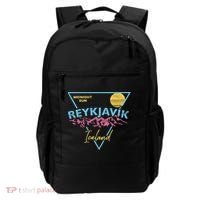 80's Reykjavik Iceland Gift Cute Gift Midnight Sun Backpack thumb 0