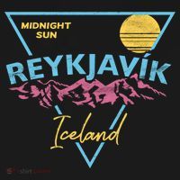 80's Reykjavik Iceland Gift Cute Gift Midnight Sun Women's Hoodie thumb 2