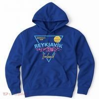 80's Reykjavik Iceland Gift Cute Gift Midnight Sun Hoodie thumb 0