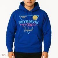 80's Reykjavik Iceland Gift Cute Gift Midnight Sun Hoodie thumb 2