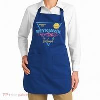 80's Reykjavik Iceland Gift Cute Gift Midnight Sun Apron thumb 2