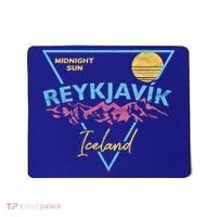 80's Reykjavik Iceland Gift Cute Gift Midnight Sun Mousepad thumb 0
