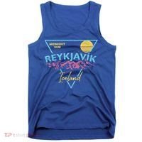 80's Reykjavik Iceland Gift Cute Gift Midnight Sun Tank Top thumb 0
