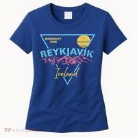 80's Reykjavik Iceland Gift Cute Gift Midnight Sun Women's T-Shirt thumb 0