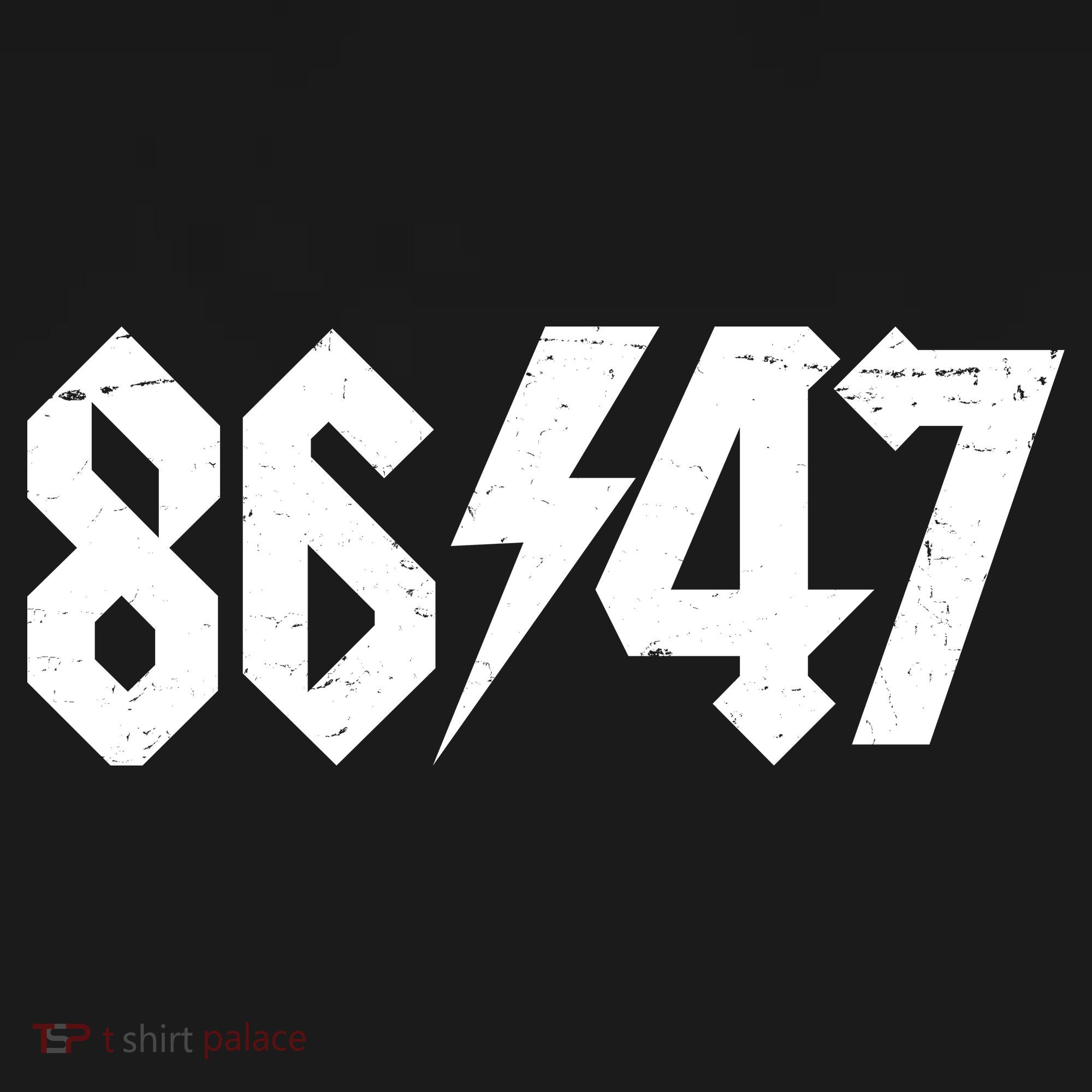8647 Retro Vintage 80s Style Rock Anti Trump T-Shirt