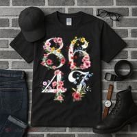 8647 Subtle Anti 45 47 Funny 86 47 Floral Boho Feminist Tall T-Shirt thumb 3