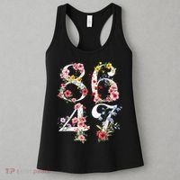 8647 Subtle Anti 45 47 Funny 86 47 Floral Boho Feminist Women's Tank Top thumb 3