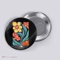 8647 Subtle Anti Trump Floral Boho Button thumb 0