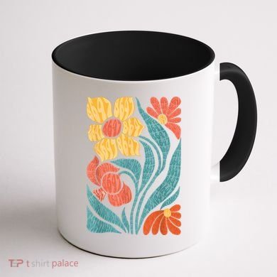 8647 Subtle Anti Trump Floral Boho Coffee Mug back