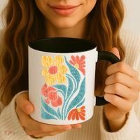 8647 Subtle Anti Trump Floral Boho Coffee Mug thumb 3