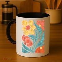 8647 Subtle Anti Trump Floral Boho Coffee Mug thumb 4