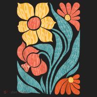 8647 Subtle Anti Trump Floral Boho Beanie thumb 2