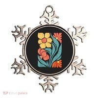 8647 Subtle Anti Trump Floral Boho Ornament thumb 0