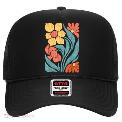 8647 Subtle Anti Trump Floral Boho Hat