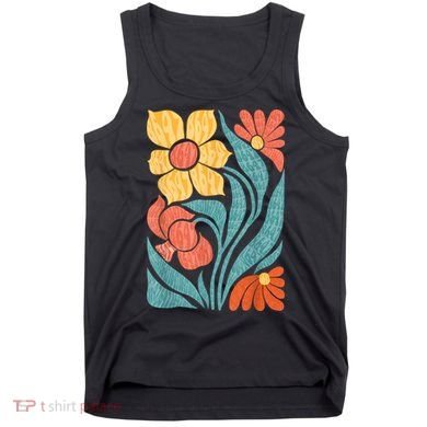 8647 Subtle Anti Trump Floral Boho Tank Top