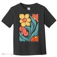 8647 Subtle Anti Trump Floral Boho Toddler T-Shirt thumb 0