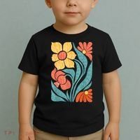 8647 Subtle Anti Trump Floral Boho Toddler T-Shirt thumb 2