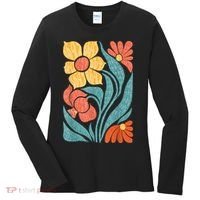 8647 Subtle Anti Trump Floral Boho Women's Long Sleeve Shirt thumb 0