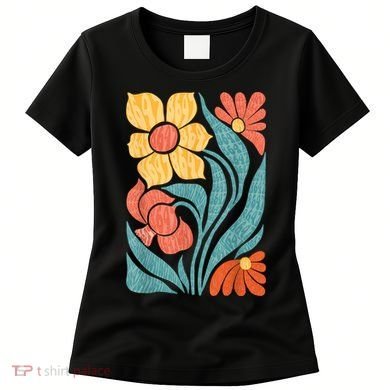 8647 Subtle Anti Trump Floral Boho Women's T-Shirt