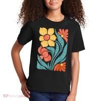 8647 Subtle Anti Trump Floral Boho Kids T-Shirt thumb 2