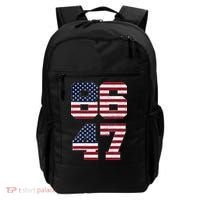 8647 Subtle Anti Funy 86 47 Retro America Flag Backpack thumb 0