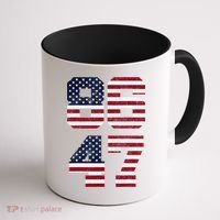 8647 Subtle Anti Funy 86 47 Retro America Flag Coffee Mug thumb 1