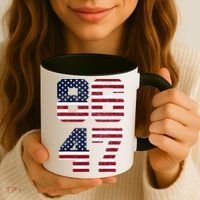 8647 Subtle Anti Funy 86 47 Retro America Flag Coffee Mug thumb 3