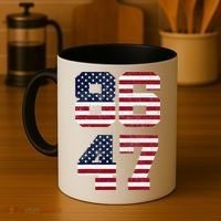8647 Subtle Anti Funy 86 47 Retro America Flag Coffee Mug thumb 4